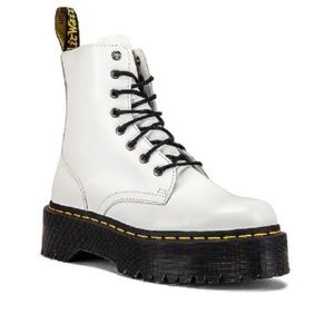 Dr. Martens White Combat Boots